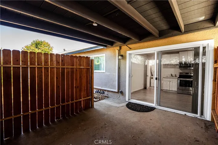 Unit #2 Patio