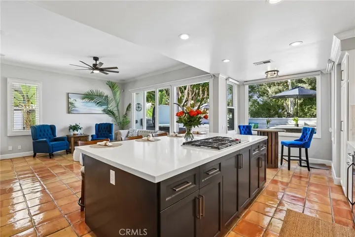 Awesome Kitchen Island with ample storage and seating for 4.