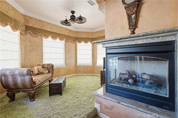 Seating area for master bedroom