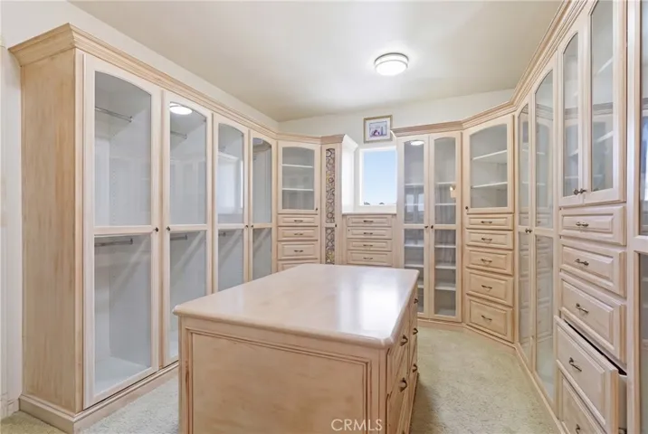 Master walk in closet