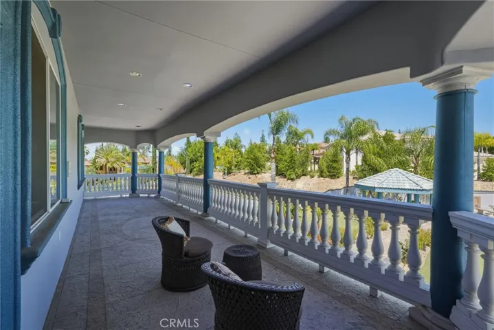 Large master suite balcony