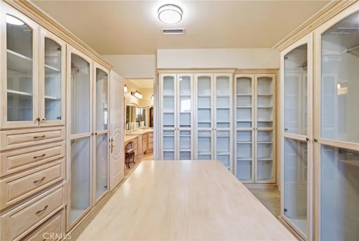 Private secure dual closet for master