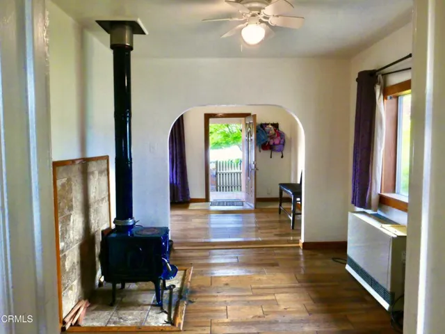 Dining Area with Woodstove