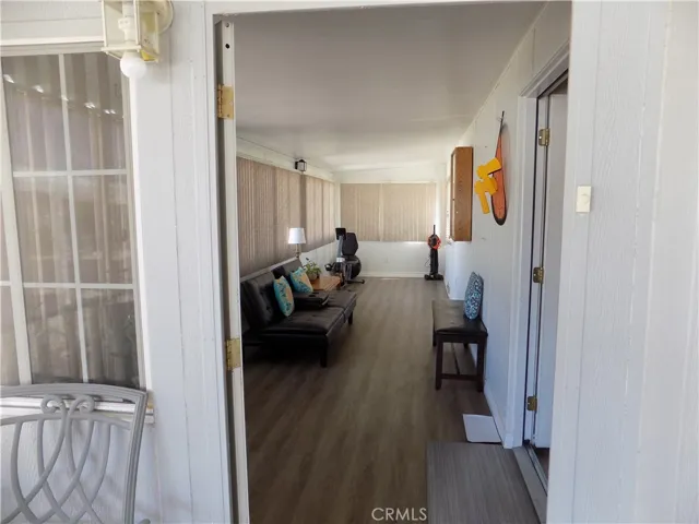 Entrance to Enclosed patio or Hobby Room