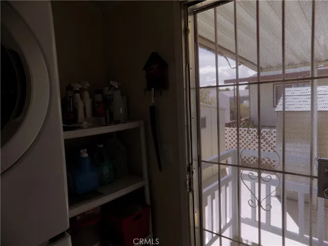 Security door to carport
