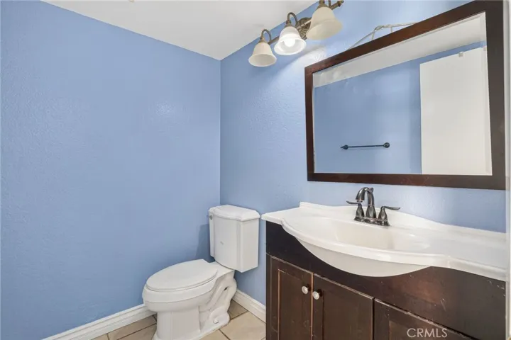 Downstairs powder room.