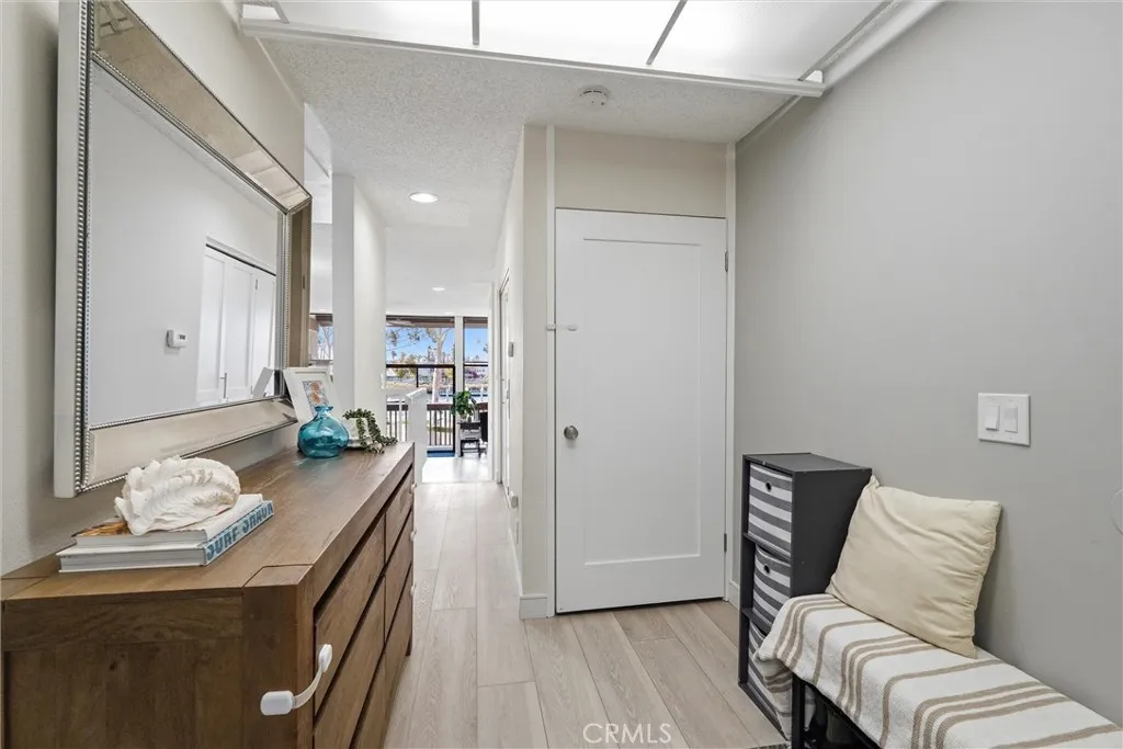 Entry closet with custom storage