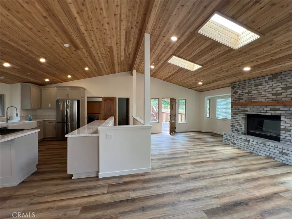 Kitchen and living area