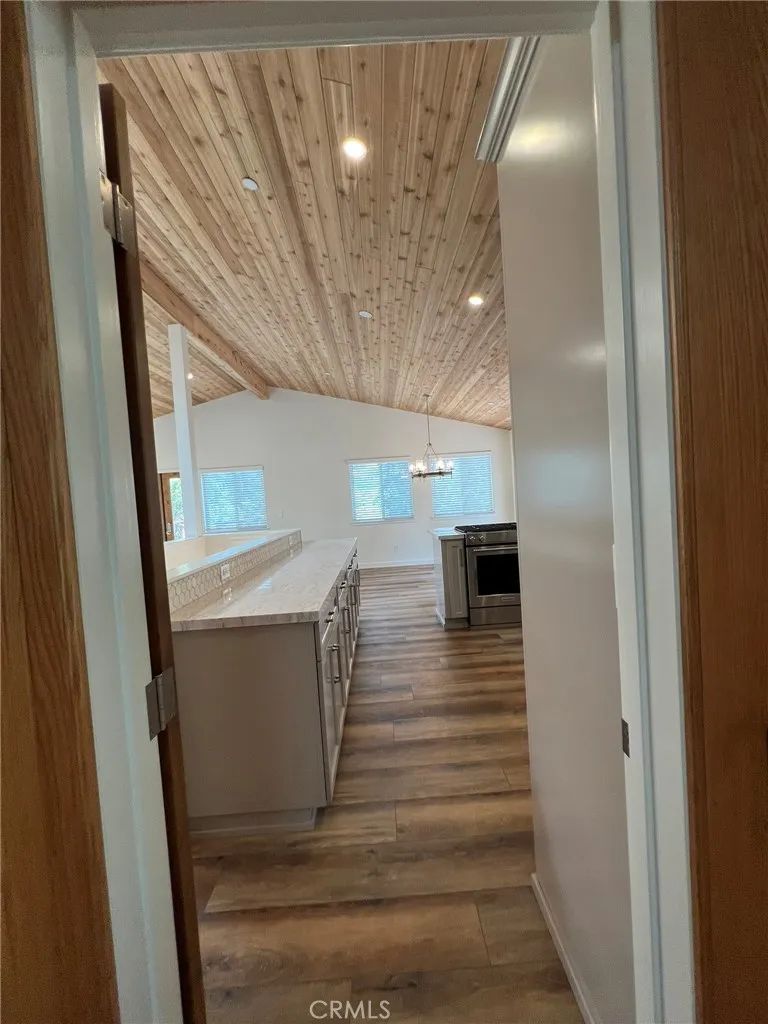 Back out towards the living area