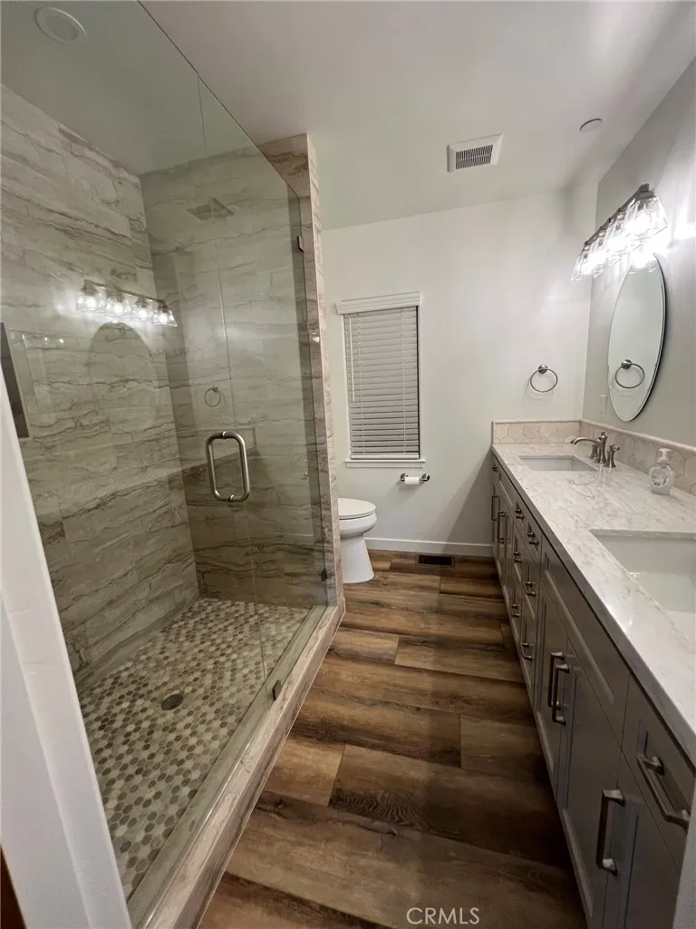 Primary walk in shower