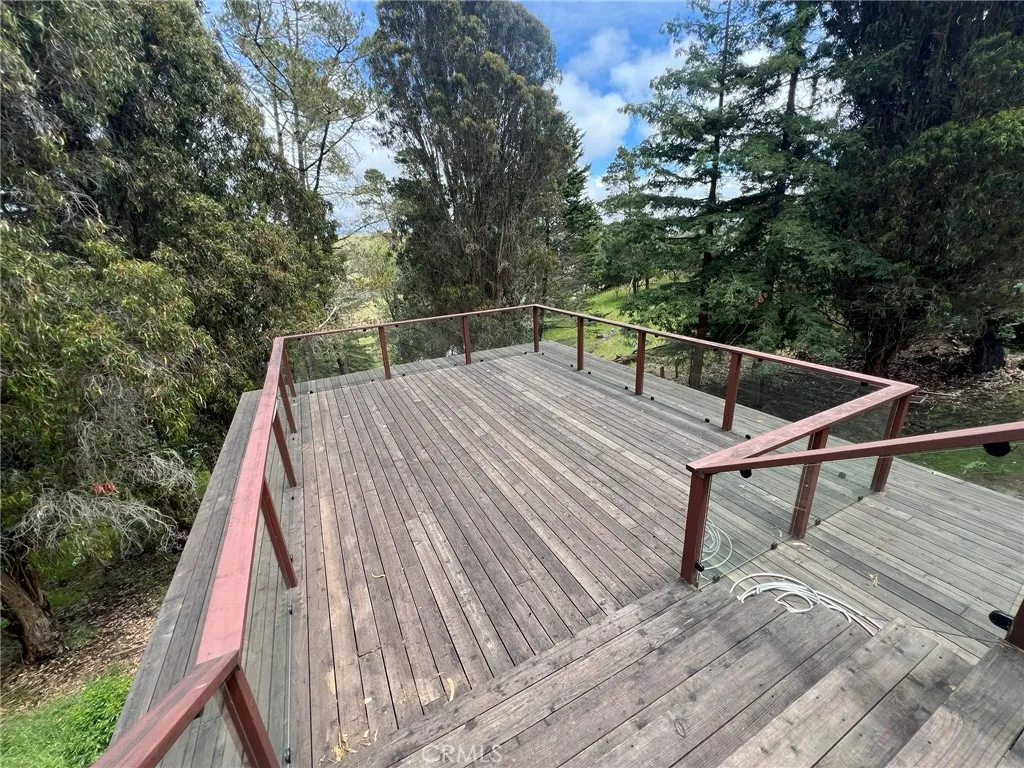 Deck off of living area
