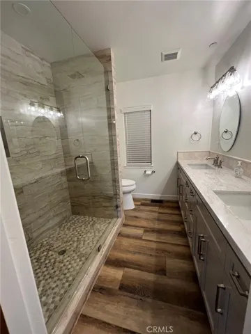 Primary walk in shower
