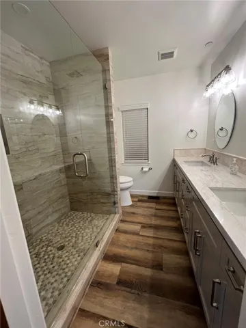 Primary walk in shower