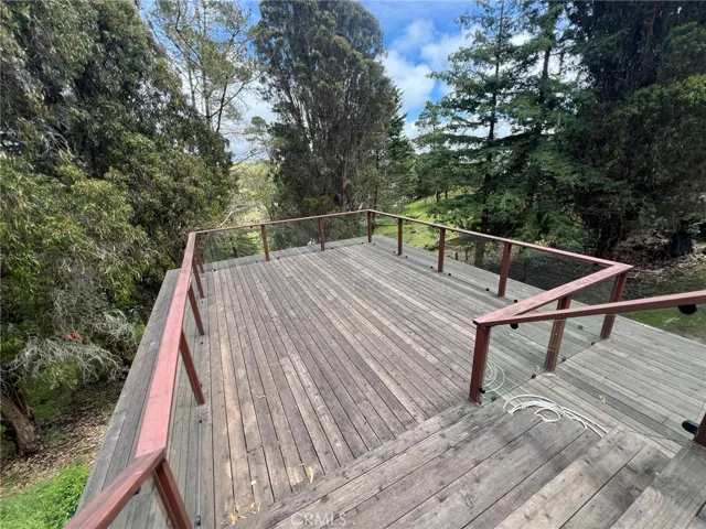 Deck off of living area