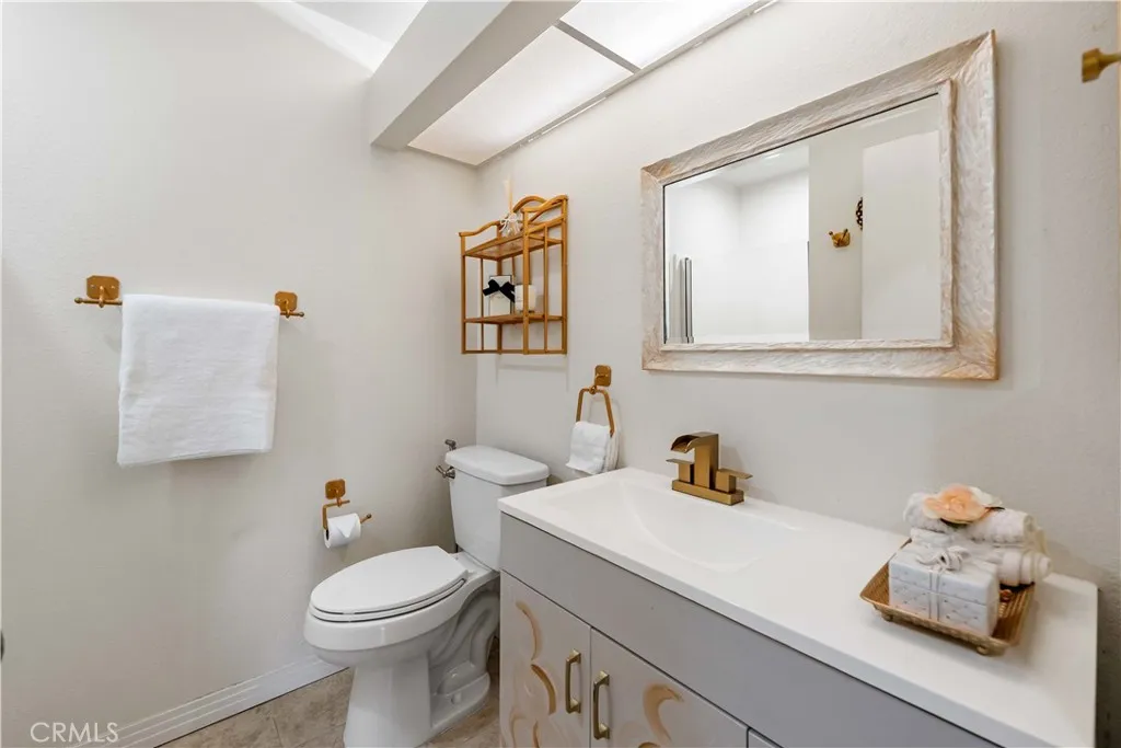 Hallway Bathroom with Walk-in Shower