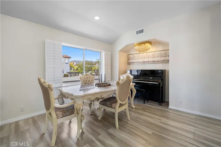 Dining area can accommodate a Large Dining Table for Entertaining Family