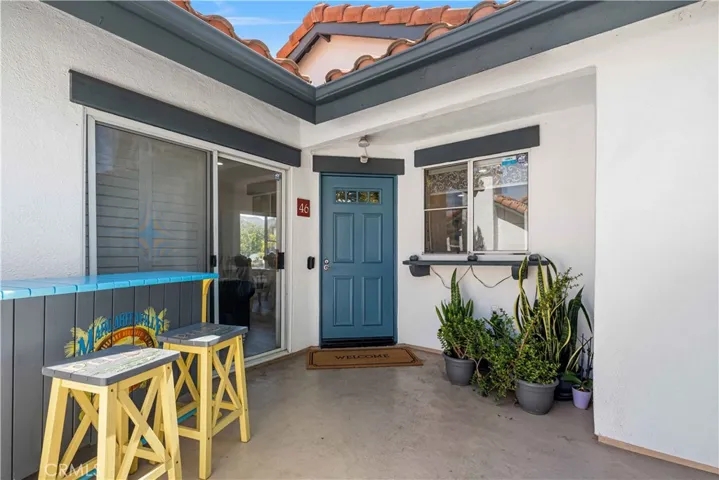 Front Door Entrance on Upstairs Patio
