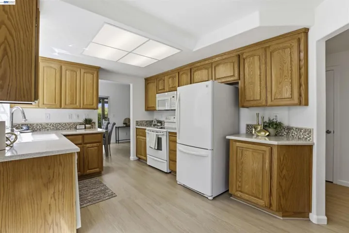 kitchen with new stove