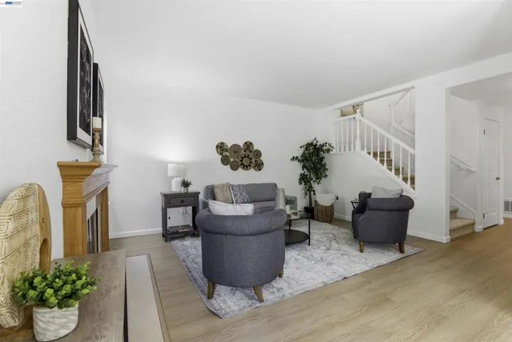 dining area to living room and stairs