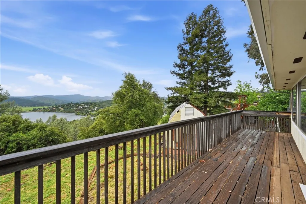 View of Hidden Valley Lake from rear deck.