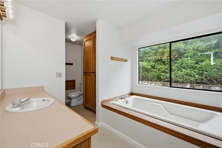 Primary bathroom.