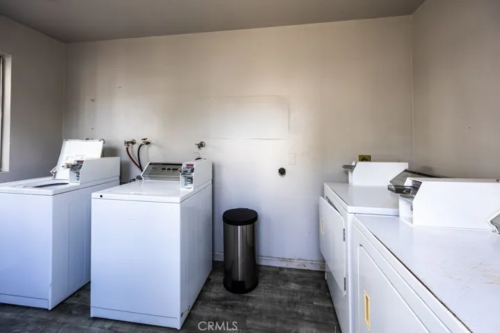 Indoor laundry.