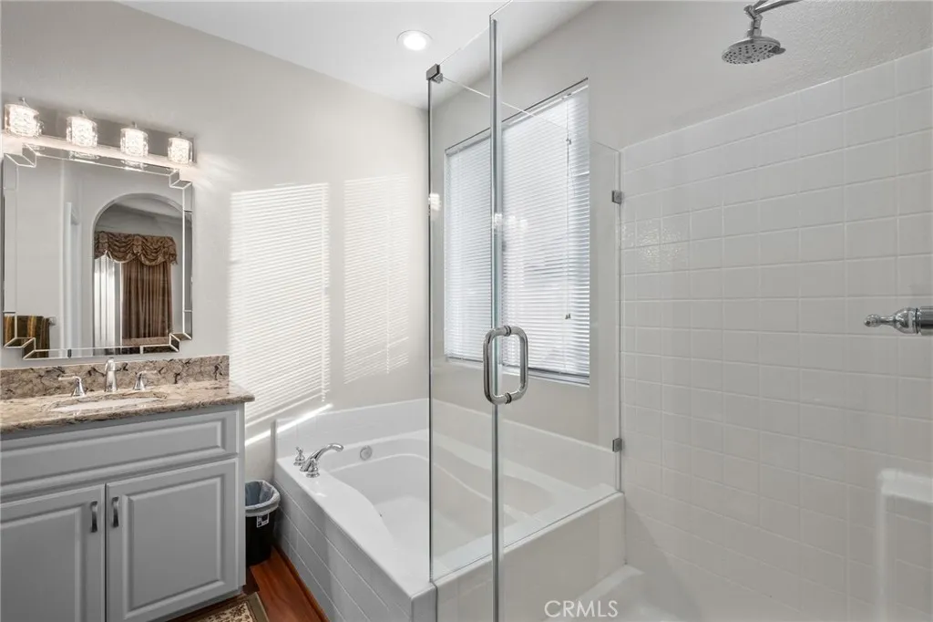 Primary Ensuite Bath, Soaking Tub and SeperateWalk in Shower