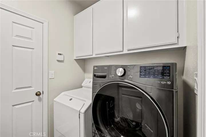 Inside Dedicated Laundry Washer and Dryer Stay!