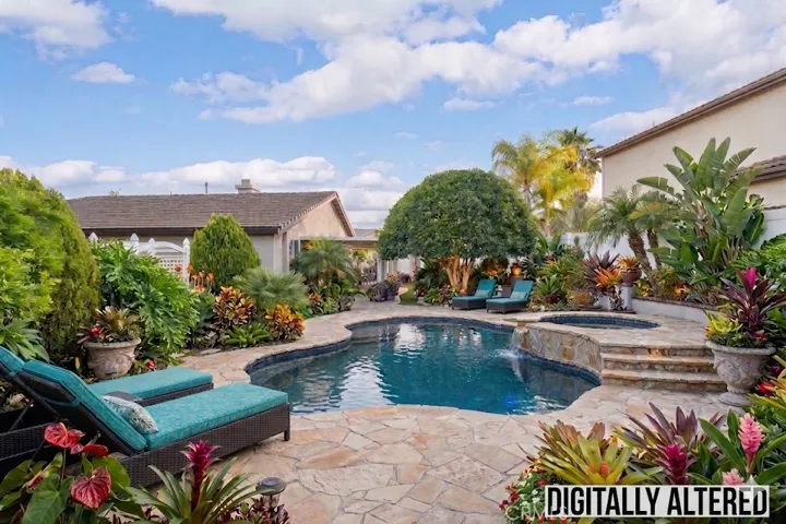 After digitally Altered Photo to show potential for a pool