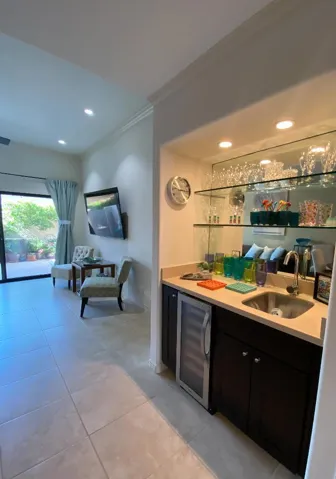 smooth high ceiling and walls