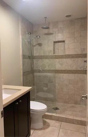 remodeled guest bathroom