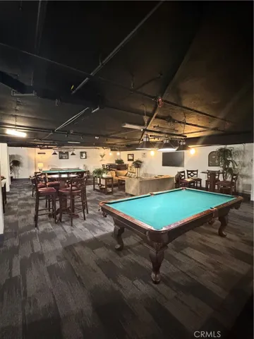 Club house with billiard