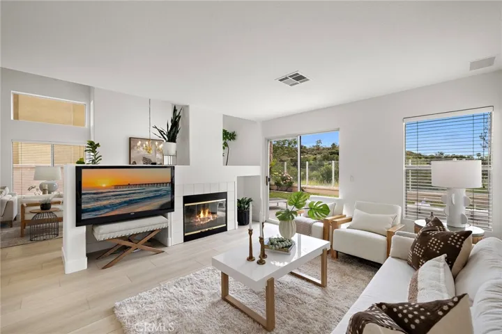 AI generated Fire in the Fireplace