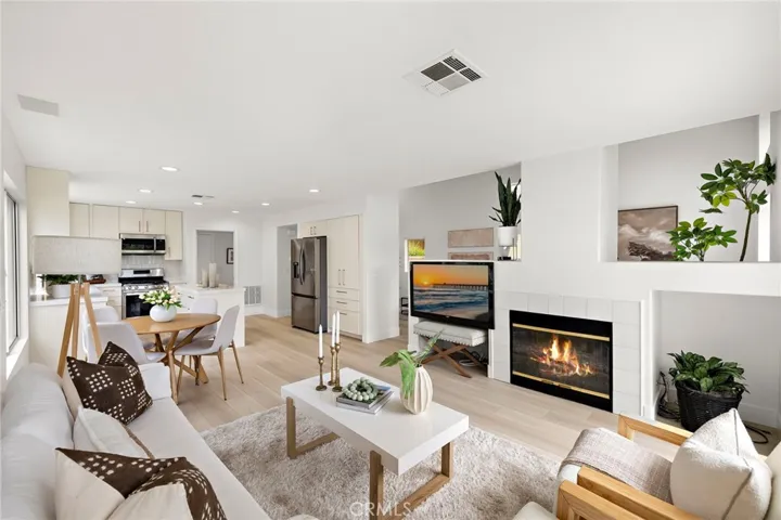 AI generated Fire in the Fireplace