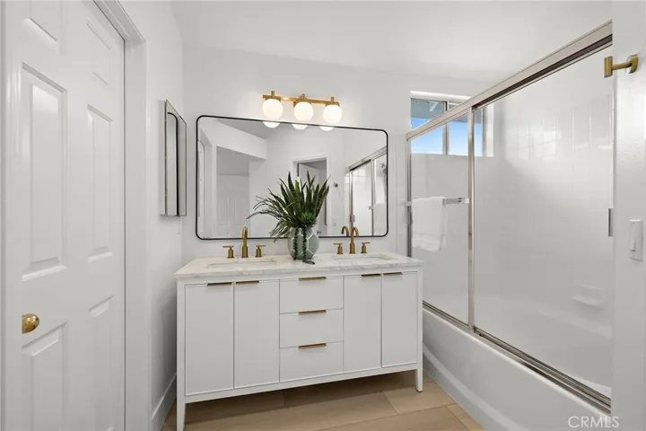 Double Sink Vanity in the Primary Bathroom