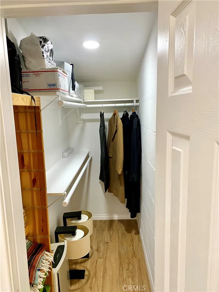 walk-in closet in main bedroom
