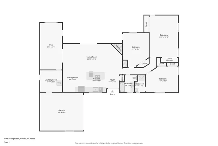 759 S Briargate, Covina, California 91723