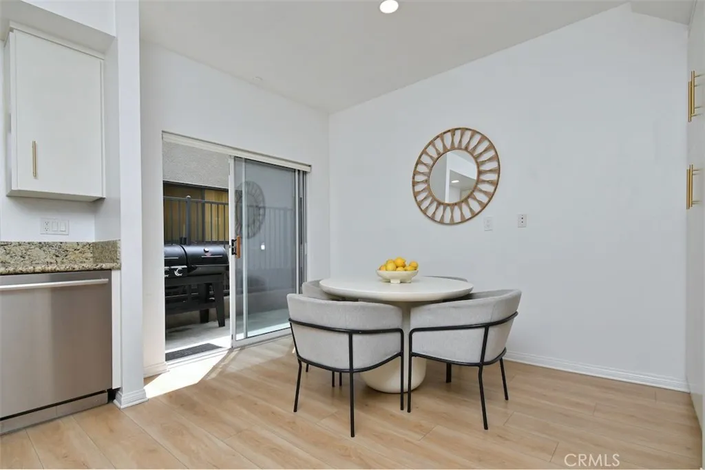 Dining Area with Sliding Door to Patio Area