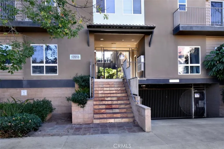 Street Entrance and Garage Gate to the Building