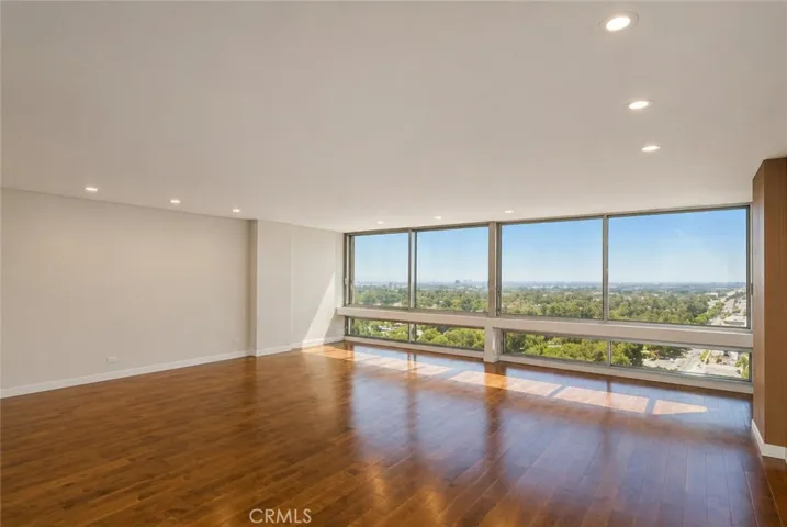 open concept living and dining rooms