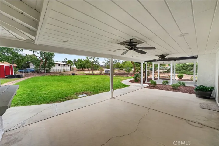 Backyard hardscape & landscaped