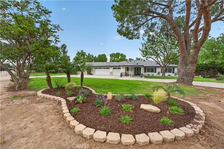 Mature landscaping