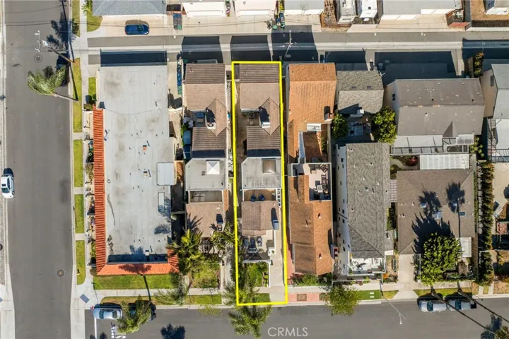 Aerial perspective of the property lot