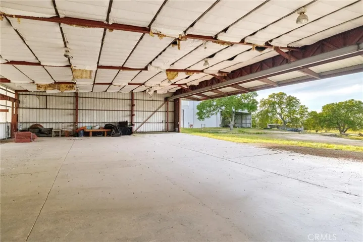 Inside of smaller warehouse building
