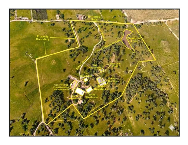 Overhead view / property site map