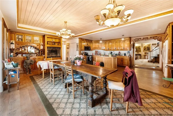 Kitchen and dining area