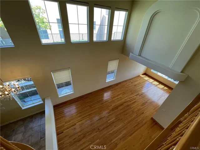 Formal living room with vindows throughout
