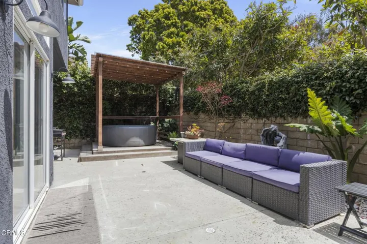 Enjoy the lovely backyard