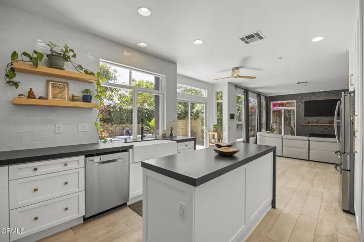 Chic open kitchen