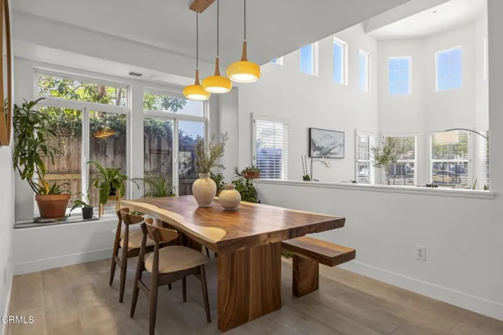 Spacious formal dining area